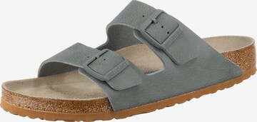 BIRKENSTOCK Mules 'Arizona' in Grey: front