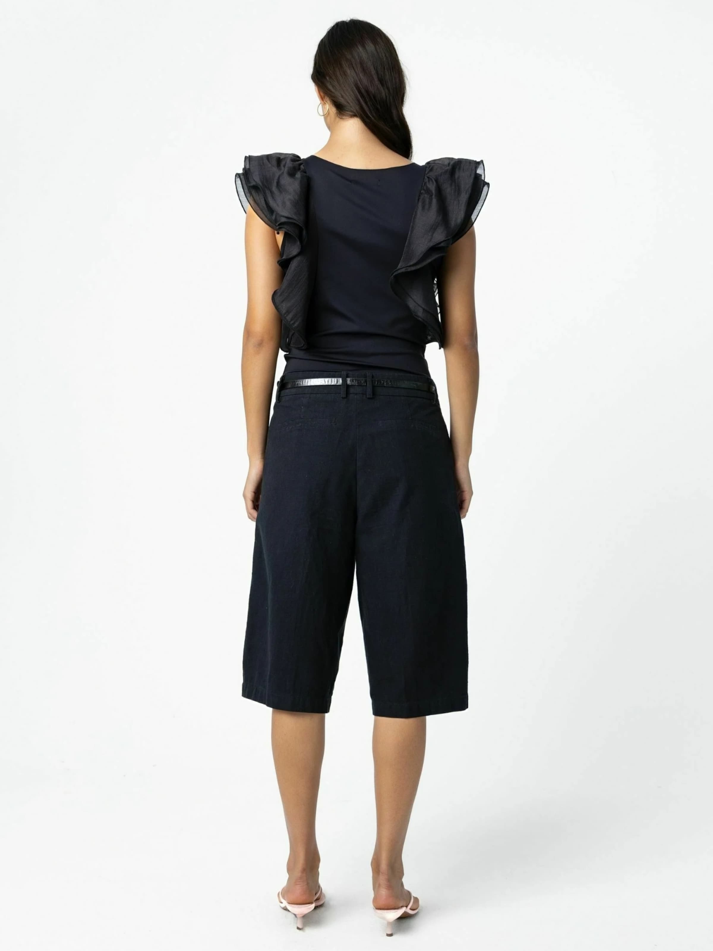 Coster Copenhagen - Regular Calças ' Short ' em preto
