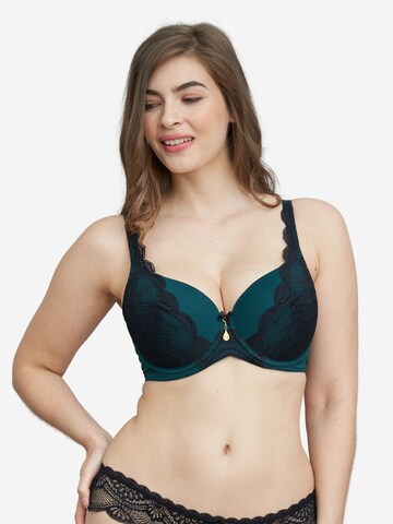 SugarShape T-shirt Bra 'Pure Divine' in Green: front