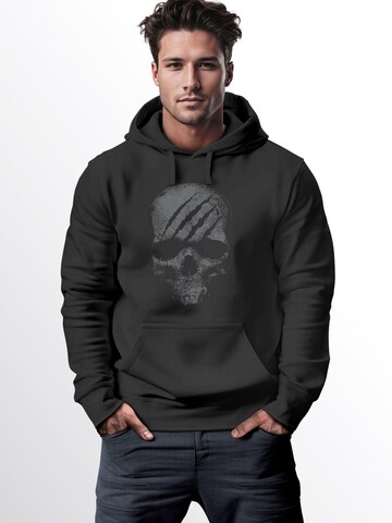 Neverless Sweatshirt 'Skull Gym' in Black