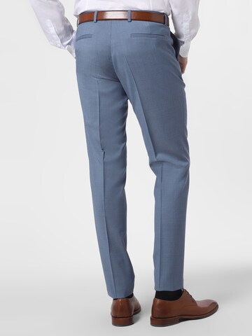 CG CLUB OF GENTS Slim fit Pleated Pants 'Pascal' in Blue