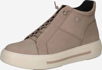 CAPRICE High-Top Sneakers in Brown: front