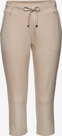 LASCANA Панталон в бежово: отпред