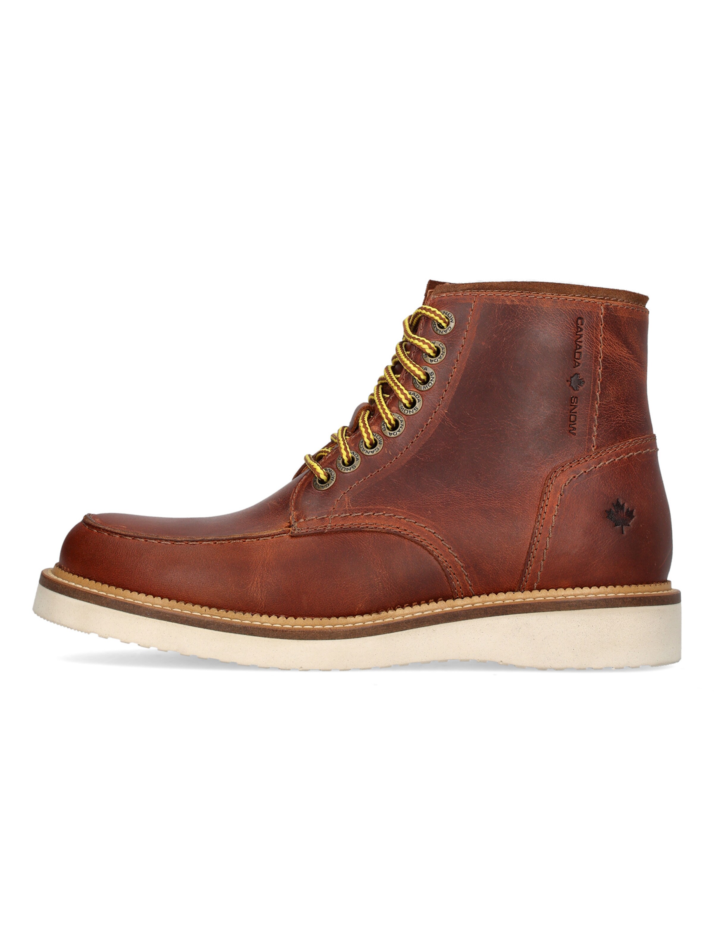 CANADA SNOW Lace-up boots 'MOUNT REED' in Brown: front