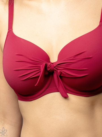 SugarShape T-shirt Bikinitop 'Valencia' in Rood