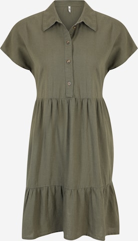 JDY Petite Shirt Dress 'SAY' in Green: front
