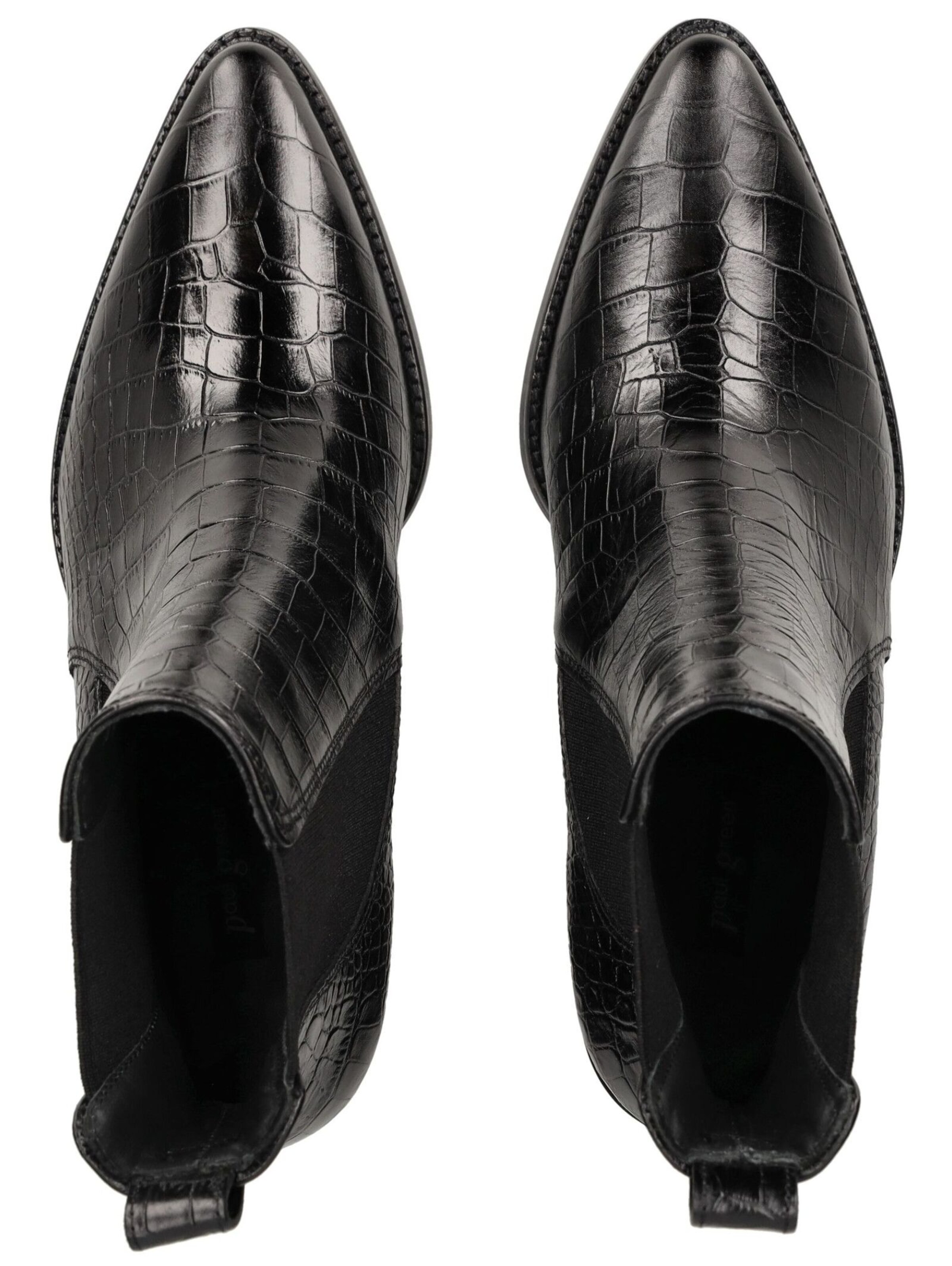 Paul Green Chlesea Boots in Schwarz