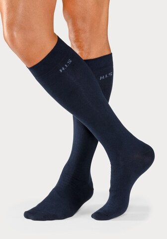 H.I.S Knee High Socks in Blue