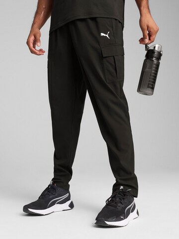 PUMA Regular Sports trousers 'Tad Tech' in Black: front