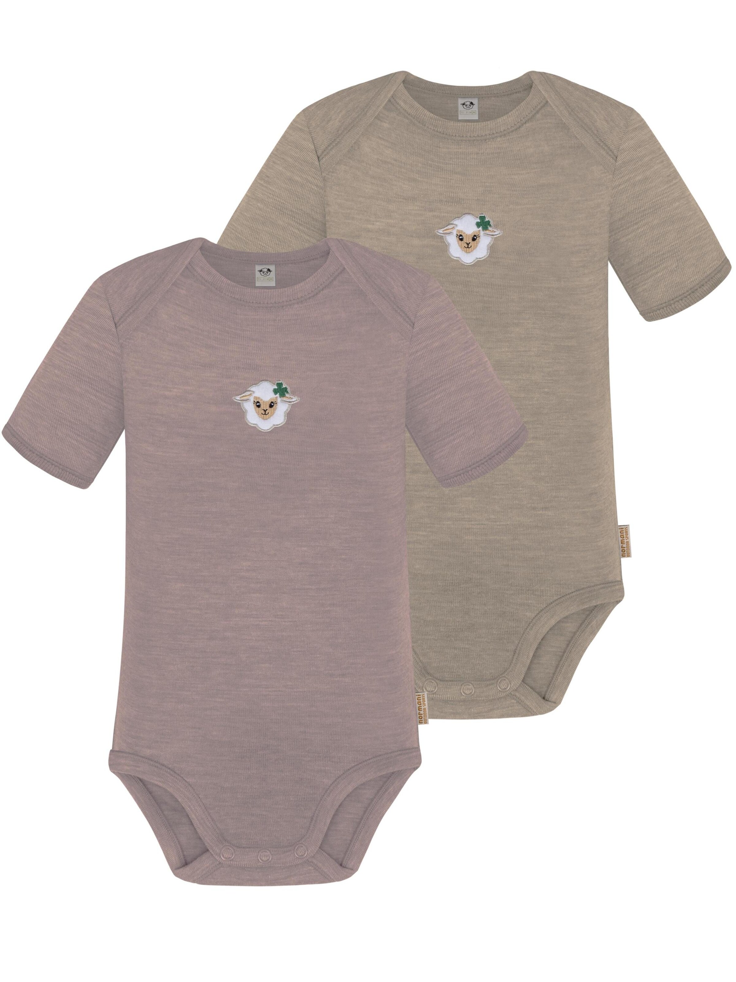 normani Strampler/Body 'Tauranga' in Braun: Vorderseite