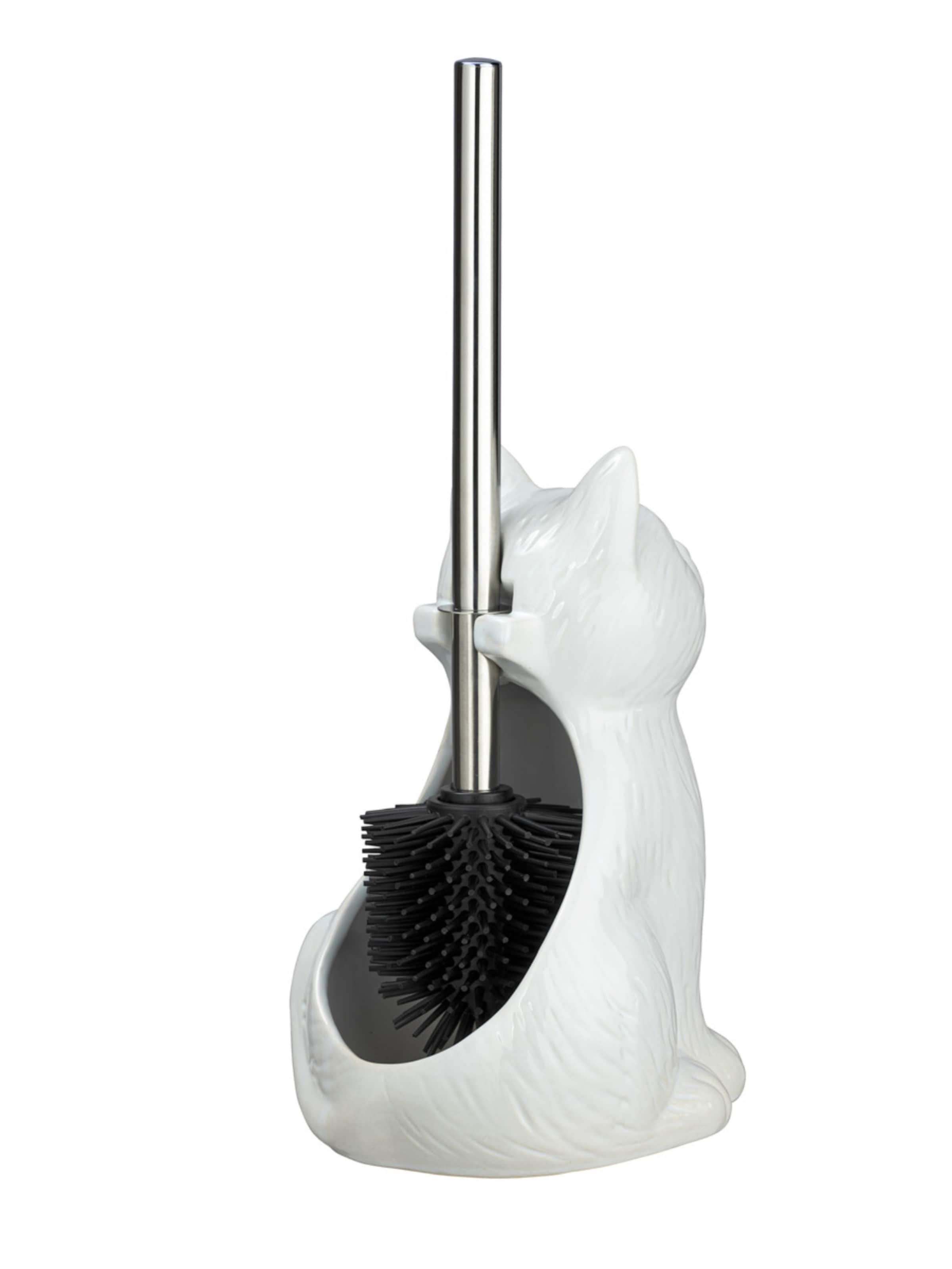 Wenko Toilet Accessories 'Cat' in White