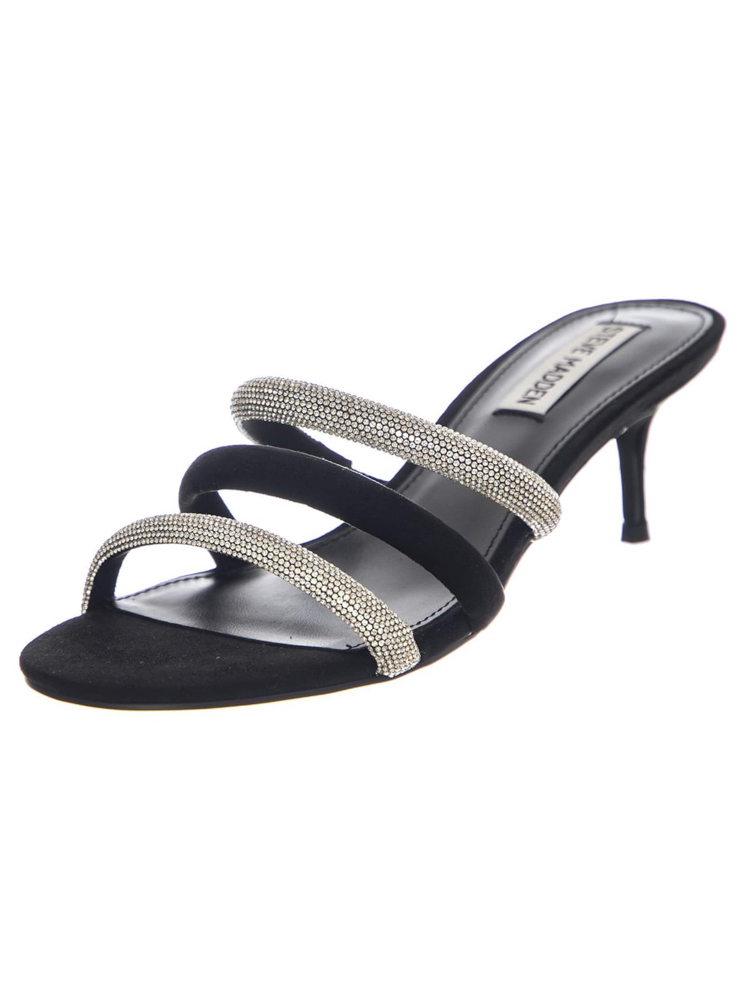 Sandalo 'Kairo Black Silver' di STEVE MADDEN in nero: frontale