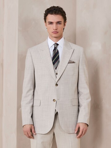 Coupe regular Veste de costume 'N.Premium' Next en beige : devant