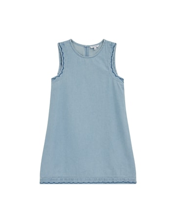 WE Fashion Dress in Blue: front