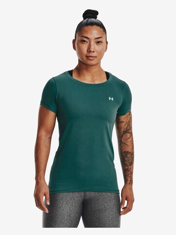 T-shirt fonctionnel UNDER ARMOUR en vert : devant