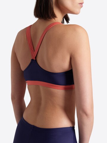 ARENA Bustier Sportbikini 'DIVE' in Blauw