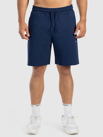 Loosefit Pantalon de sport ' Edin ' Smilodox en bleu : devant