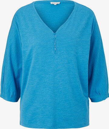 TOM TAILOR Shirt in Blue: front