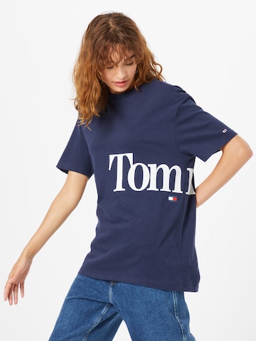 Tommy Jeans - Camiseta en azul: frente