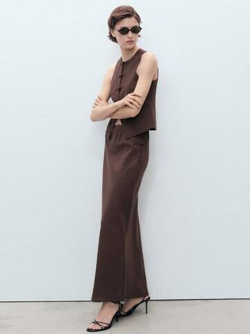 Jupe 'LAGUNA' MANGO en marron