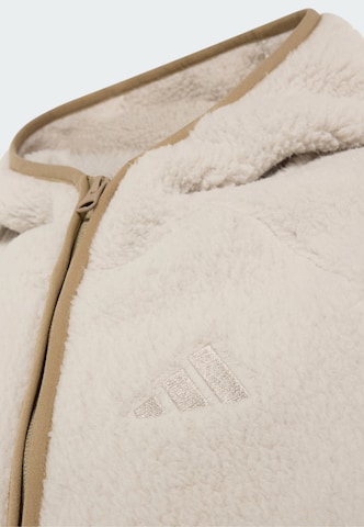 ADIDAS TERREX Athletic fleece jacket 'Xploric' in Beige