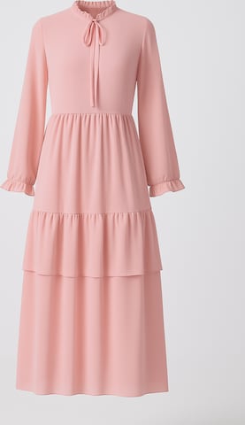 Robe Touche Prive en rose : devant