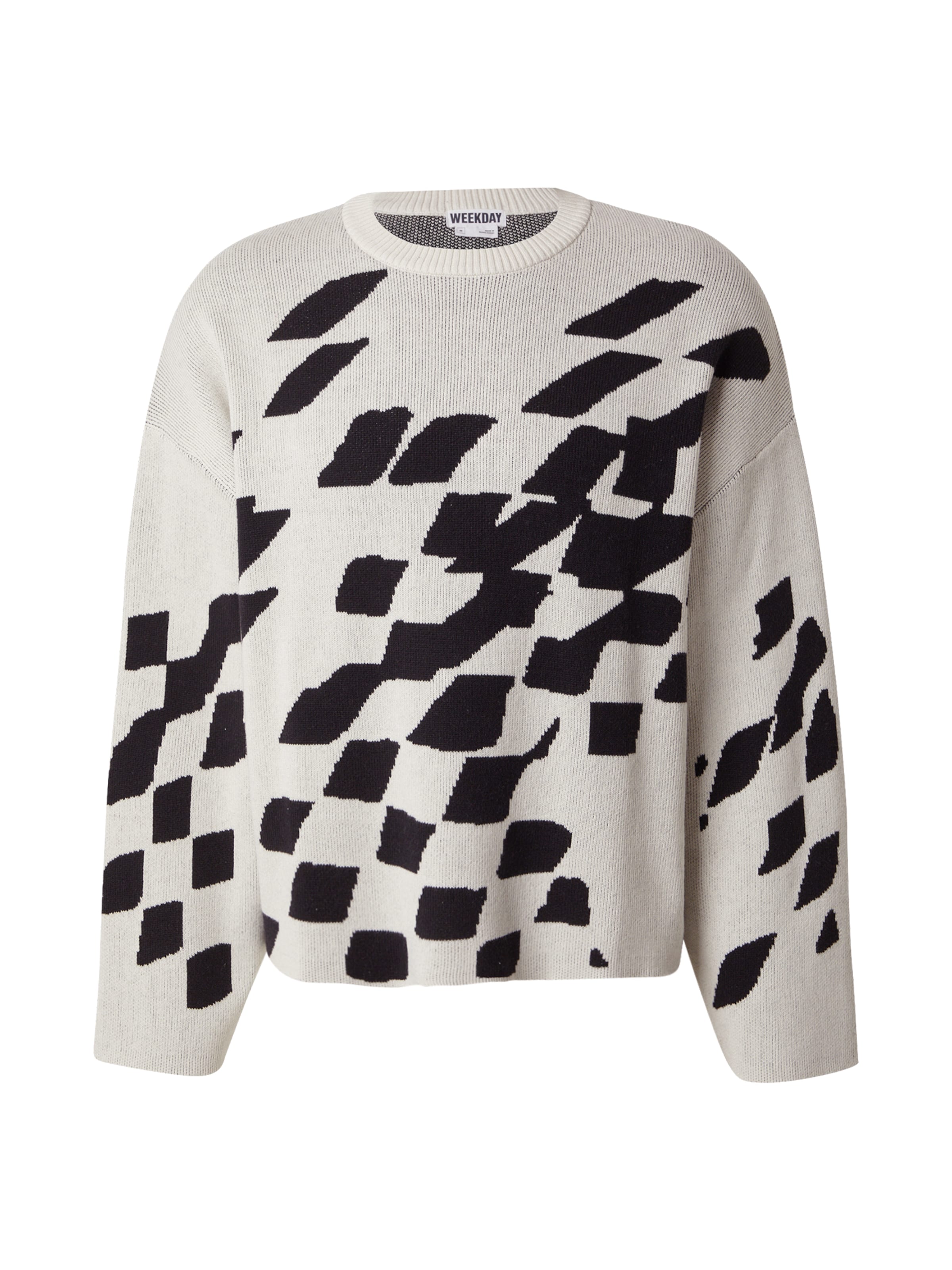 WEEKDAY Neulepaita 'Alek' värissä valkoinen: etupuoli