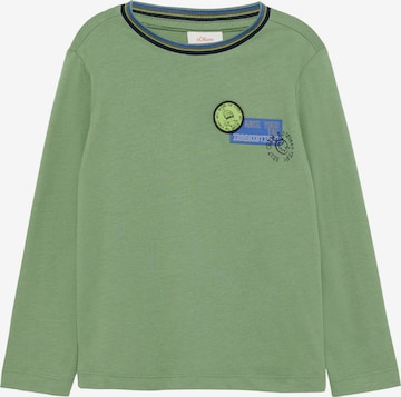T-Shirt s.Oliver en vert : devant