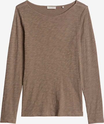 T-shirt Marc O'Polo en marron : devant