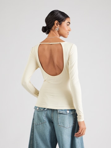 WEEKDAY Shirt 'Saint' in Beige