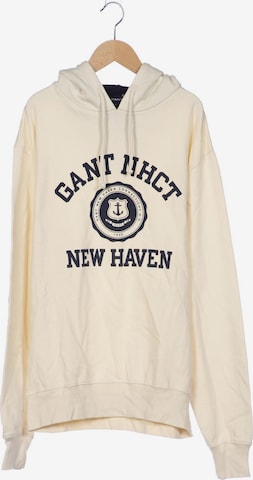 GANT Sweatshirt & Zip-Up Hoodie in XL in White: front