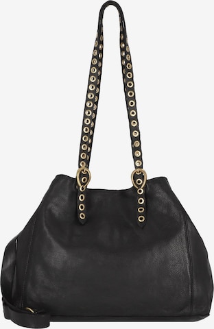 Campomaggi Shoulder Bag 'Libeccio' in Black: front