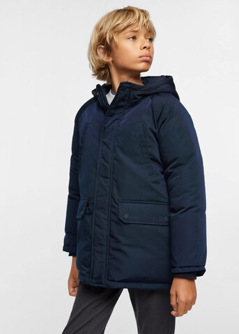 MANGO KIDS Winter Jacket 'School3' in Blue: front