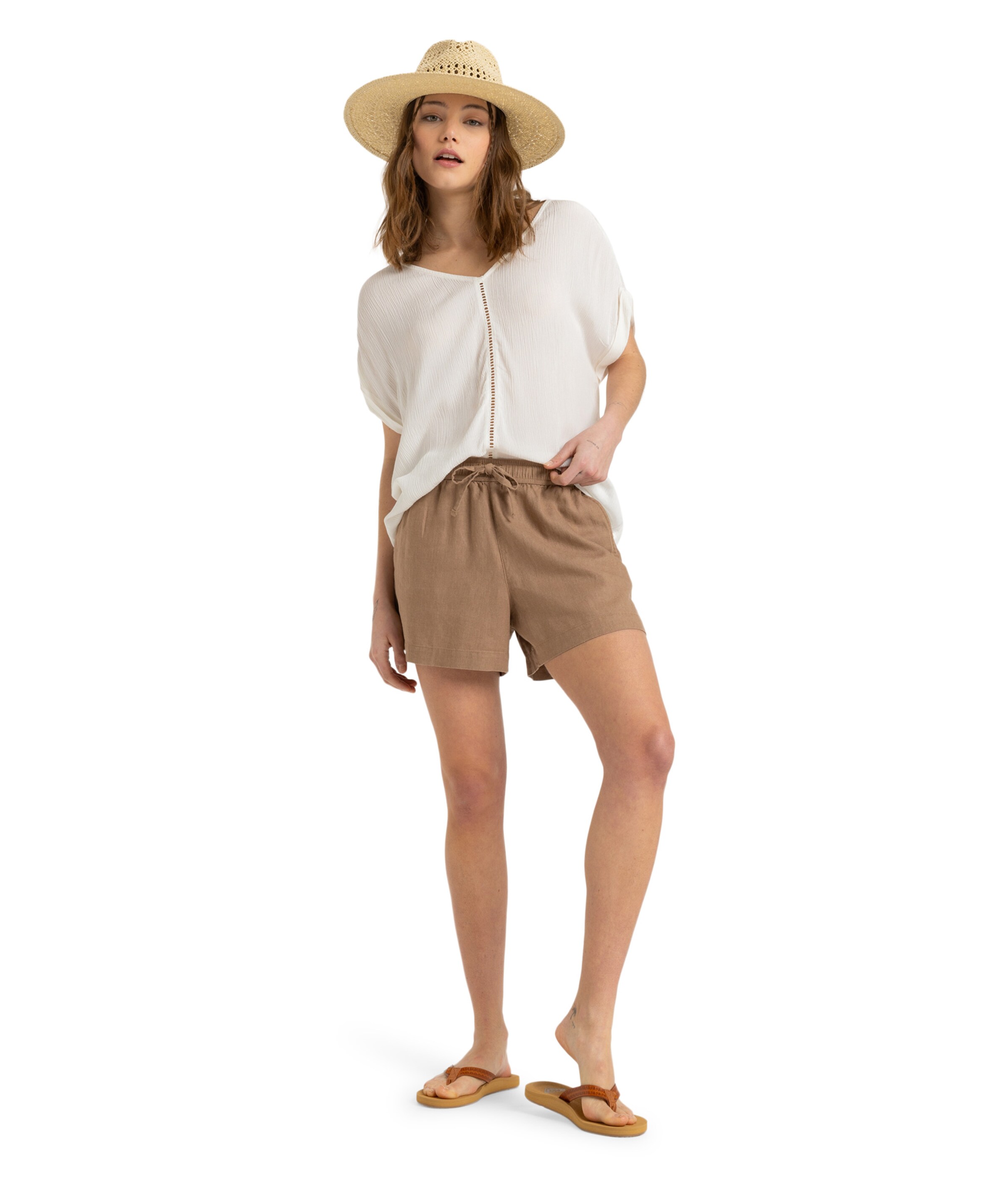ROXY Regular Shorts 'Lekeitio Break' in Beige