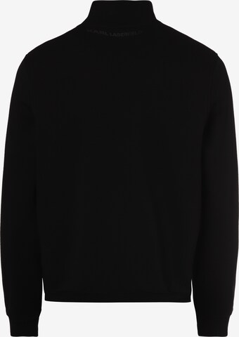 Karl Lagerfeld Sweatjacke in Schwarz