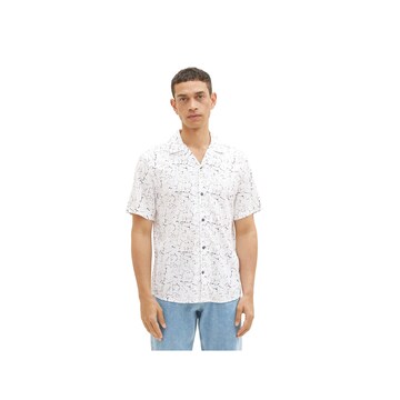 TOM TAILOR Regular fit Button Up Shirt in White: front