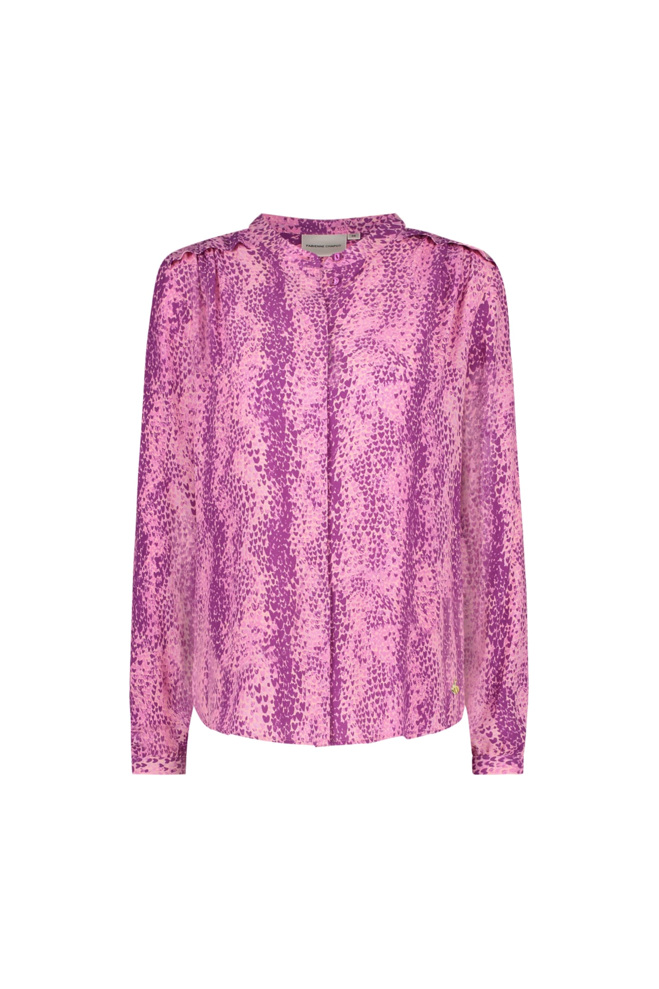 Fabienne Chapot Blouse &#x27;Sunset&#x27; in Pink: front