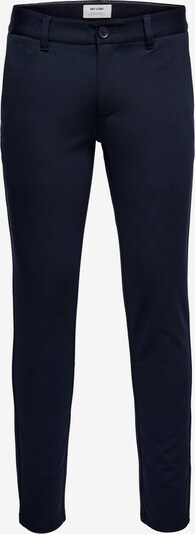 Only & Sons Pantalon chino 'Mark' en bleu / bleu foncé, Vue avec produit