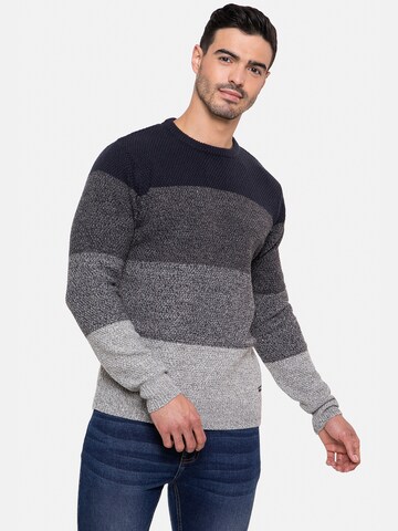 Threadbare Sweater 'Aeron' in Blue: front