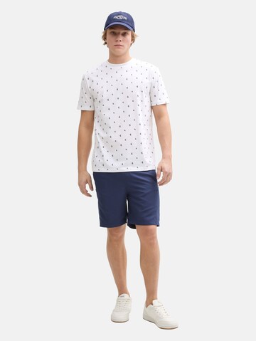 TOM TAILOR DENIM T-Shirt in Weiß