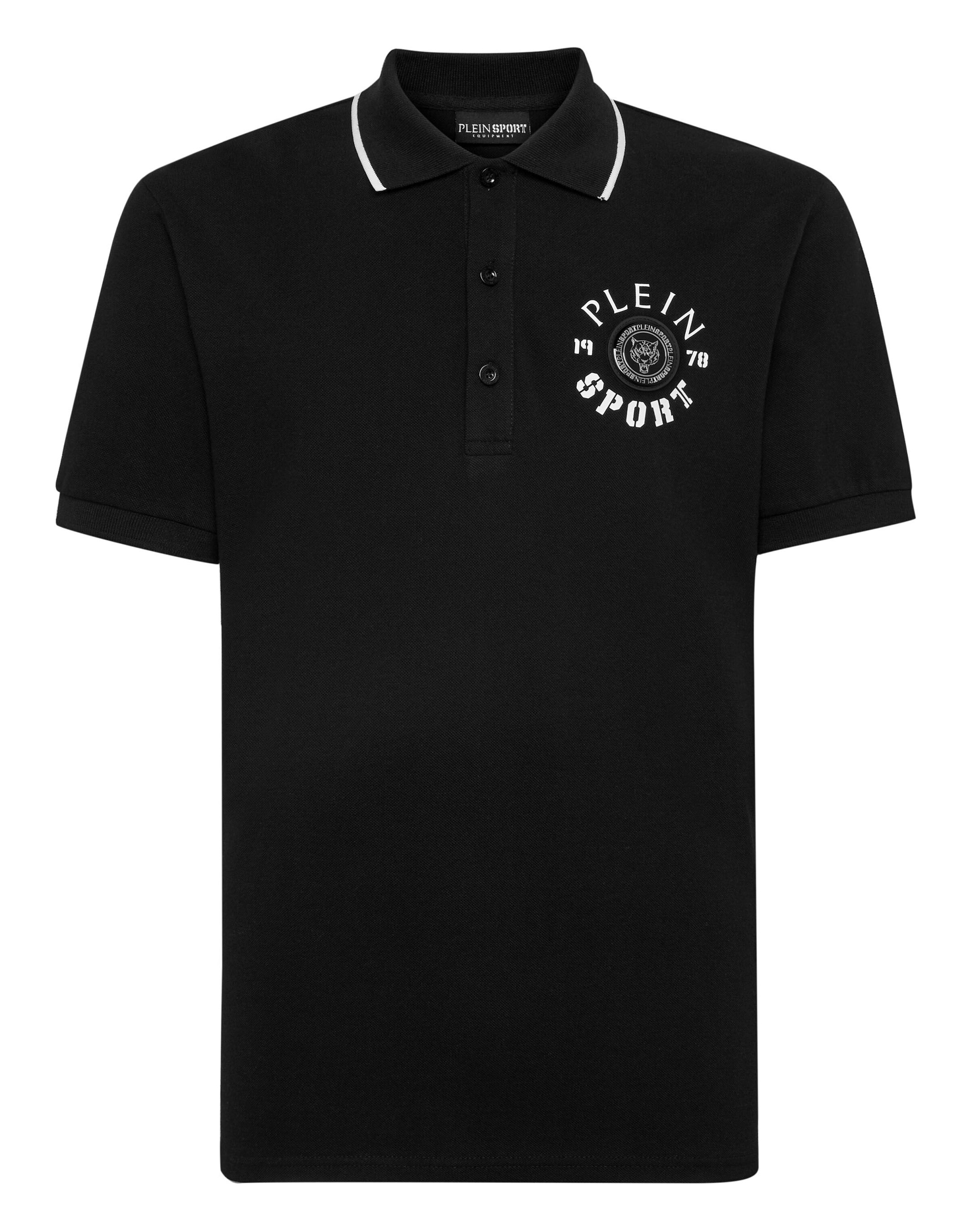 Plein Sport - Camisa em preto: frente