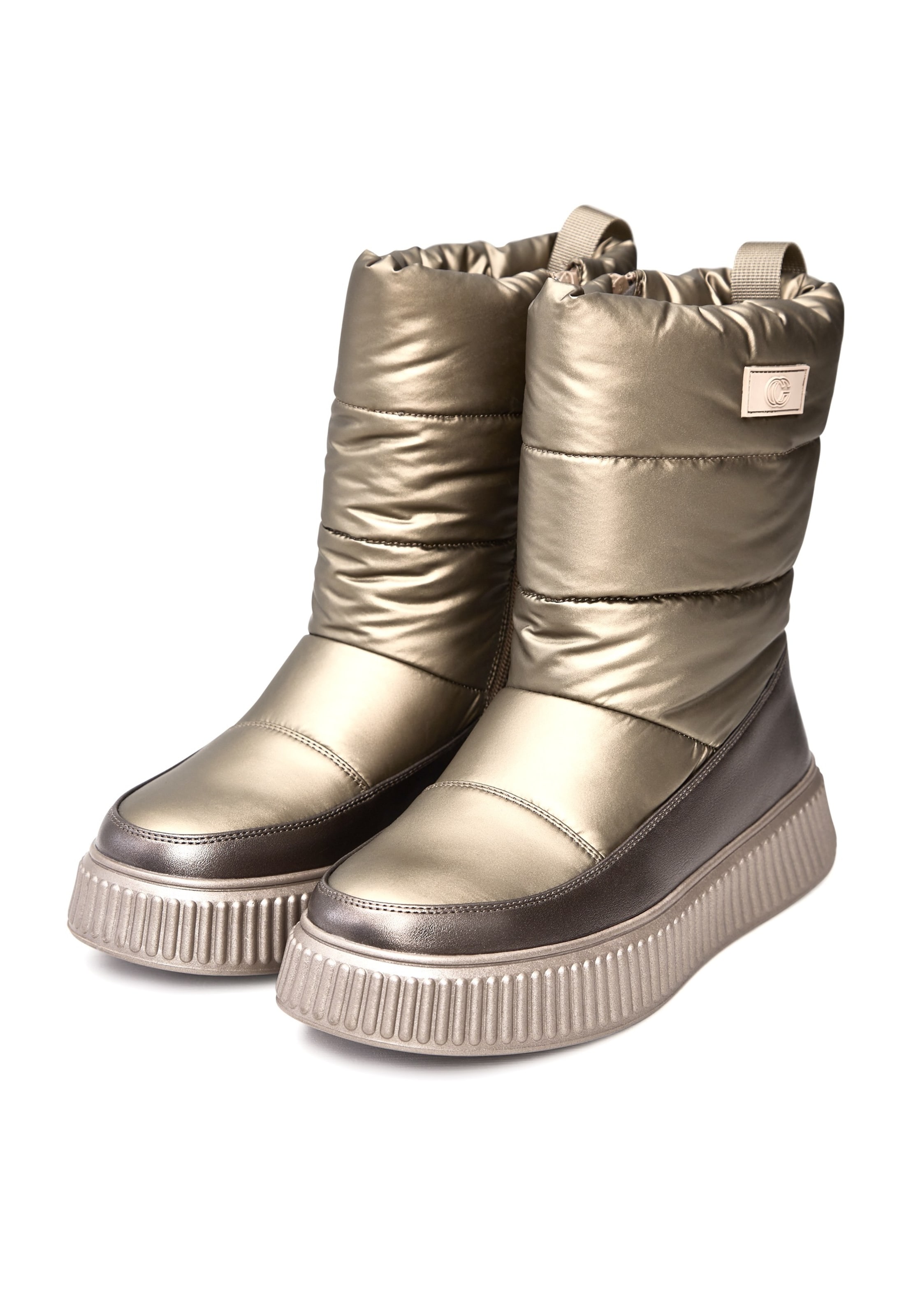 CESARE GASPARI - Botas de neve em ouro