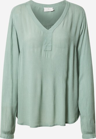 Kaffe Blouse 'Amber' in Groen: voorkant