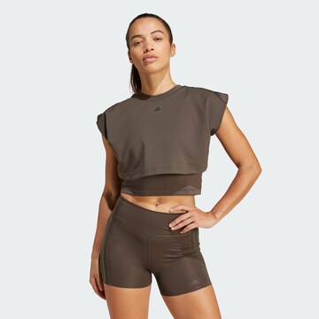 ADIDAS PERFORMANCE Performance Shirt 'Power' in Green: front