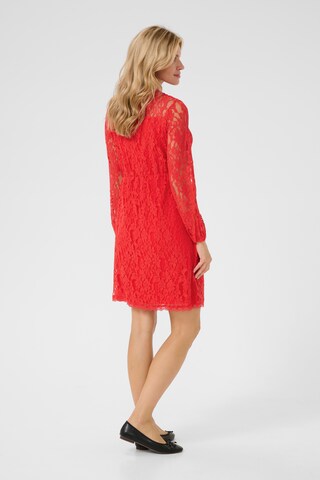 Robe 'Kit' Cream en rouge