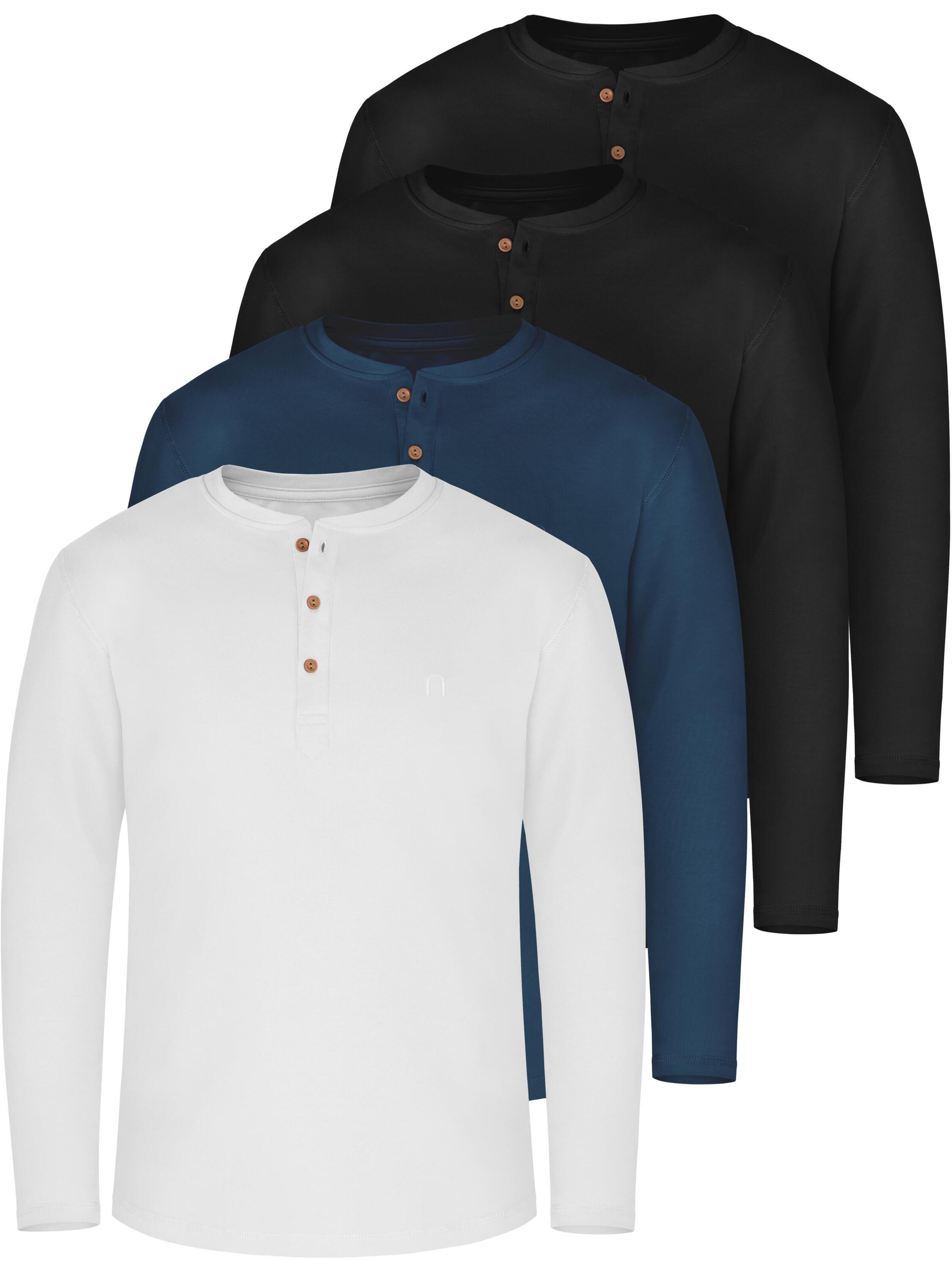 T-Shirt 'Neuville' normani en bleu : devant