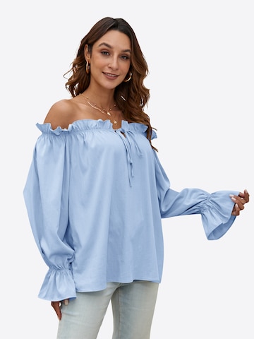 Imily Bela Blúz - kék: elől