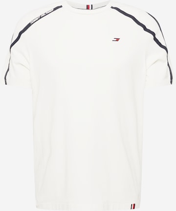 TOMMY HILFIGER - Camiseta funcional 'TRIM' en blanco: frente