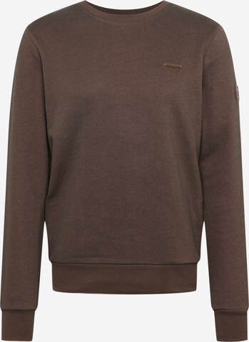 Ragwear Sweatshirt 'INDIE' in Brown: front