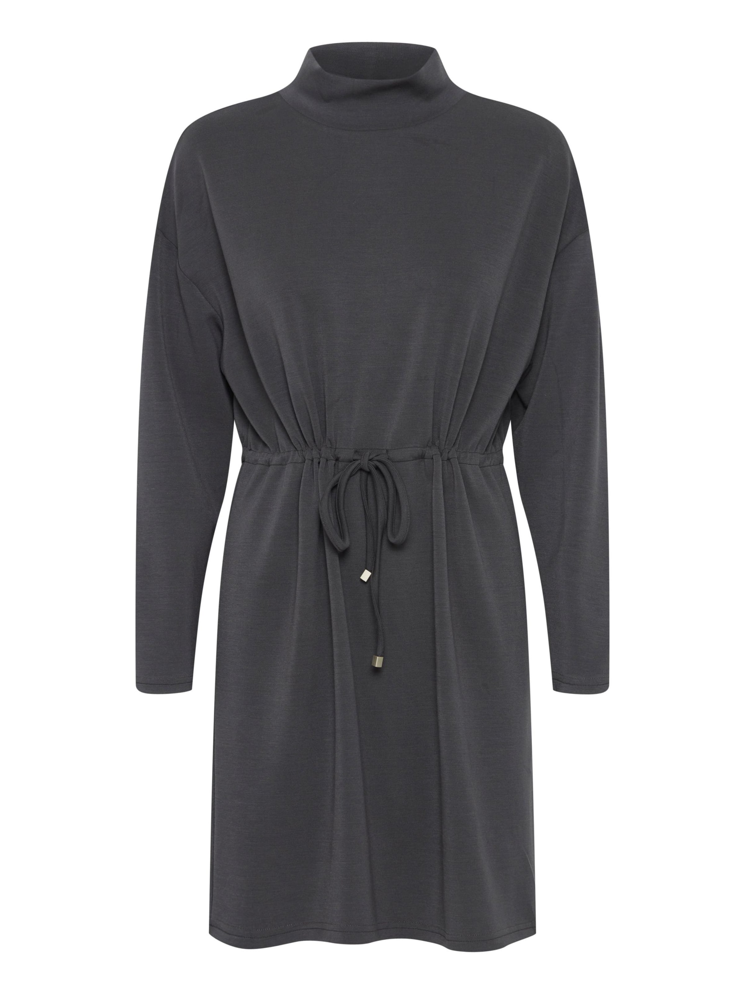 Fransa Kleid 'Rosa 2' in dunkelgrau, Produktansicht